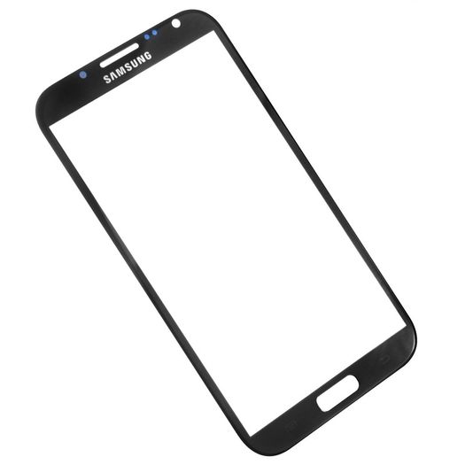 Front Screen Glass Replacement for Samsung Galaxy Note 2 BLACK-#192404