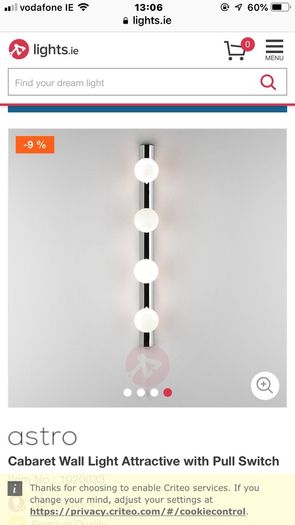 Astro cabaret lights new but no box