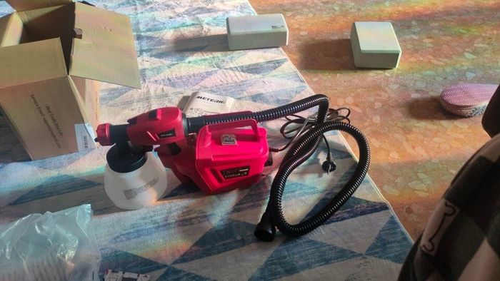 BRAND NEW 800W Electric Spray Gun 1300ML Large Capacity High Power Paint Sprayer 3 Nozzle Sizes Adjustable Power Tools