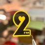2FM Black and Yellow Glossy Stickers 3-Pack Image 2