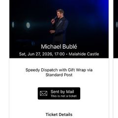 Michael Buble - Malahide June 27 2026 - Front Standing