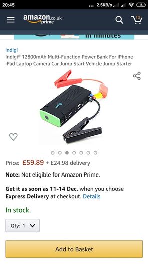 Jump Starter Multi Function