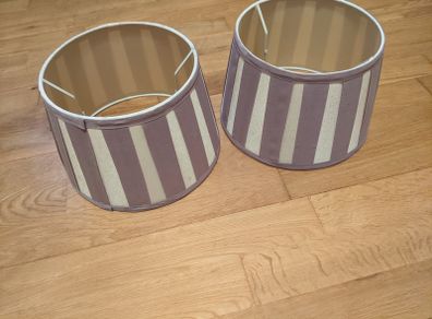 2 X bedside lampshades