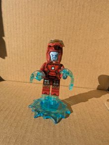 100% LEGO Iron Man Mark 7 Armor Minifigure 76248 Quinjet sh853 Avengers