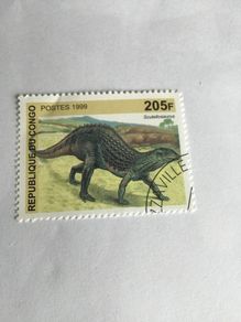 Congo Stamp - Dinosaur