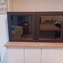 cabinet with 2 clear glass doors Image 5