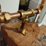copper pipe lamp Image 3