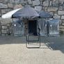 Four New Garden Chairs And Parasol Image 5