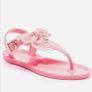 Country Road Neon Pink Bow Jelly girls sandals with bow EU24 BNWOT Image 3