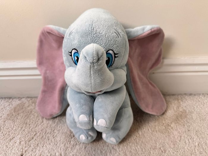 Ty Sparkle Disney Dumbo Plush Elephant NOT Working approx. 25 cm. Used Please see photos