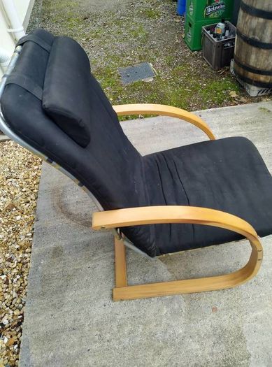 Wooden moulded chair
