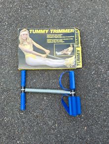 Vintage 1980s Tummy Trimmer Spring Tension Exercise Equipment 80s