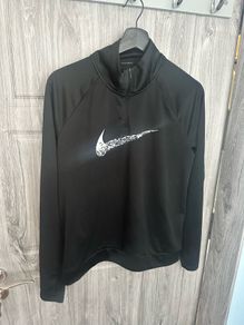 Black Nike Quarter Zip - M