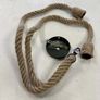 New Vintage E27 Jute rope lamp holder ceiling light 2 metre Image 4