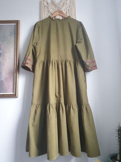 Monsoon East Janelle Cord Dress Size Uk 16