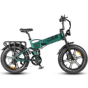 Samebike RS-A02 Electric Folding Bike - Green