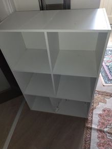 Free storage shelves one shelf damaged