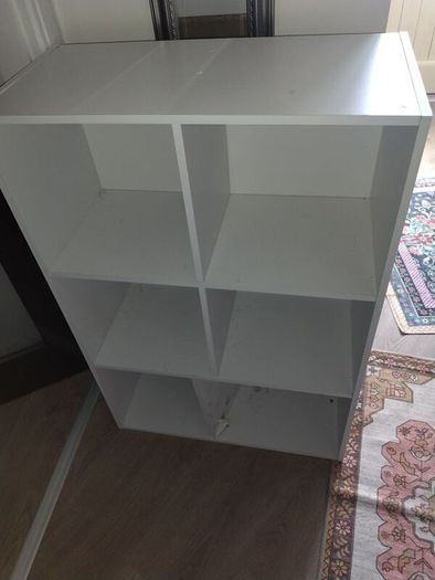 Free storage shelves one shelf damaged