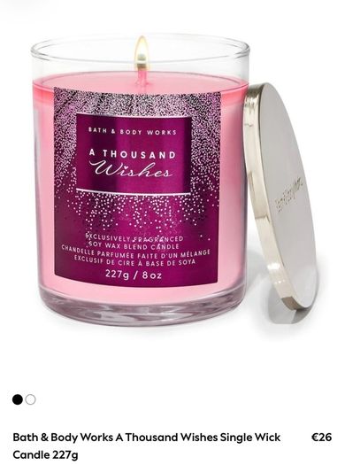 Bath & Body Works Candle A thousand Wishes (New)