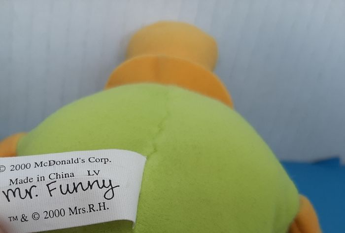 Vintage Mr Men book 1976 and new Mr Funny toy