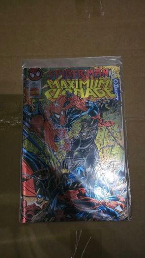 Spider Man Maximum Clonage Alpha and Omega Comic lot