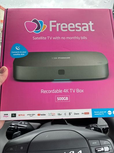 Brand new Freesat Recordable 500gb 4k Box