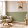 Green Modern Half Wall Sticker, Waterproof Wear-Resistant Self-Adhesive Decor Panel, 45x90cm Image 2