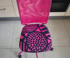 Pink Swivel Chair