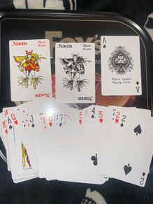 54 Plastic coated Playing cards