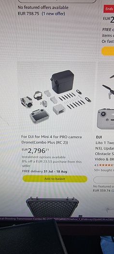 DJI Mini 4 Pro Fly More Combo (DJI RC 2)  Like New