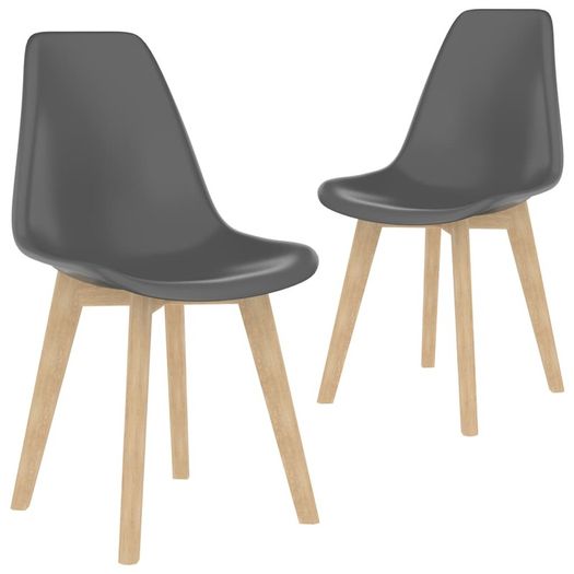 3 Piece Dining Set Grey