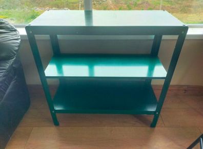 IKEA Kolbjorn green shelving unit