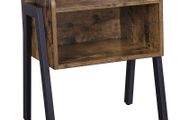 Side Table Nightstand Retro Rustic Chic Wood Look- FREE DELIVERY NATIONWIDE