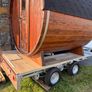 Premium mobile Barrel Sauna on trailer Image 6