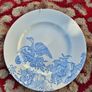 Vintage Burleigh Blue Asiatic Pheasants Plates (Set of 3) Image 4