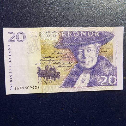 Sweden 1995.20 Kronor.Crisp Very Fine Condition.
