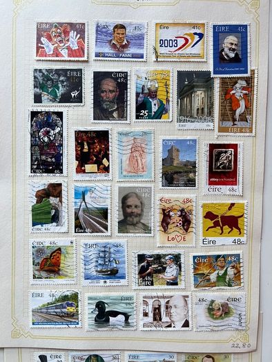 Irish stamps 19 pages