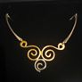 Hand Crafted Irish Made Triple Spiral Necklace by Kieran Cunningham Image 4