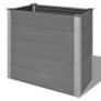 Garden Raised Bed WPC 100x50x91 cm Grey Image 2