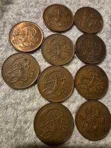 Old 2p coins