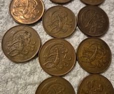 Old 2p coins