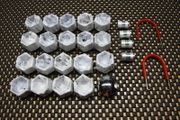 Wheel nut covers and valve caps