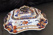Antique John Ridgway Penang Pattern 4118 Superior Stone China Covered Tureen c.1835