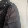 womens tommy hilfiger puffer jacket features a black quilted design with silver buttons Image 3