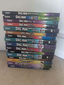 Dogman books x 16 Dav Pilkey