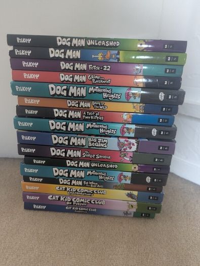 Dogman books x 16 Dav Pilkey