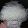 Baby girl hat and mittens set, brand new. 6-9 months Image 7