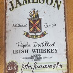 Jameson Whiskey : Metal Sign