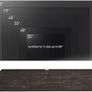 Floating TV Unit, Floating TV stand Cabinet, TV Units for Living Room 75 inch TVs, TV Stand Unit, TV Table, Media Wall Unit, TV Stands for Living room Entertainment Wall Unit (Black Oak) Image 4