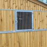 Plexi-glass Bar Stable Window - Galvanised Frame Image 2